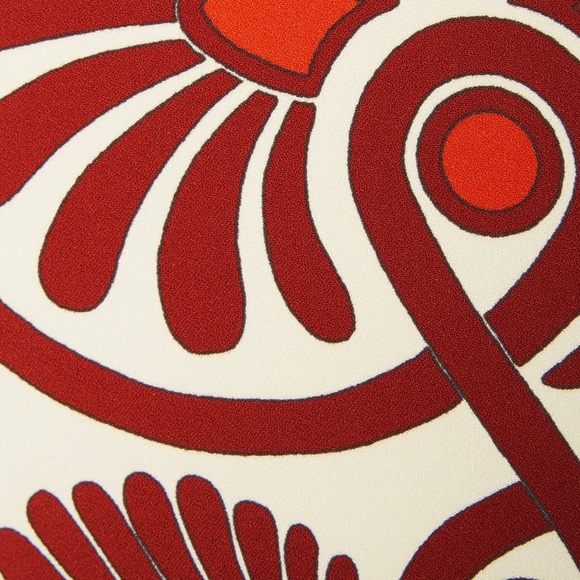 La DoubleJ Medallion Placée Stretch Pants Cream Envers Satin Sz L NWT - Picture 6 of 12